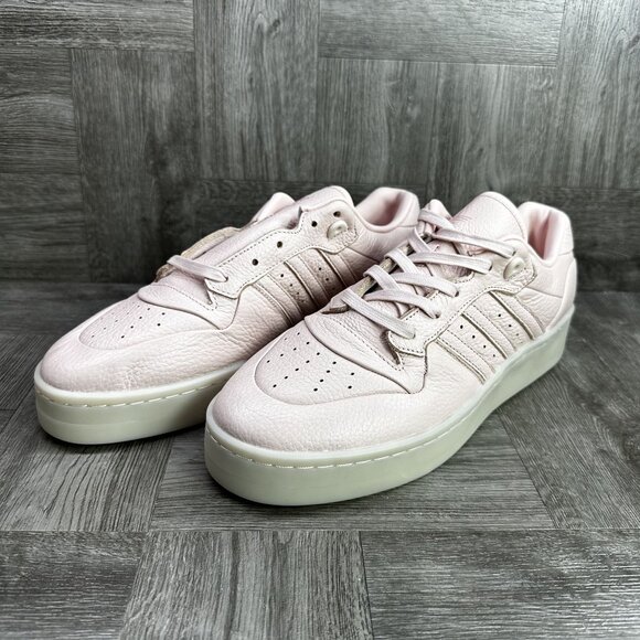 Adidas Rivalry Lux Low Men's size 11.5 Pink Leather Causal Shoes IF7183 - Picture 3 of 8